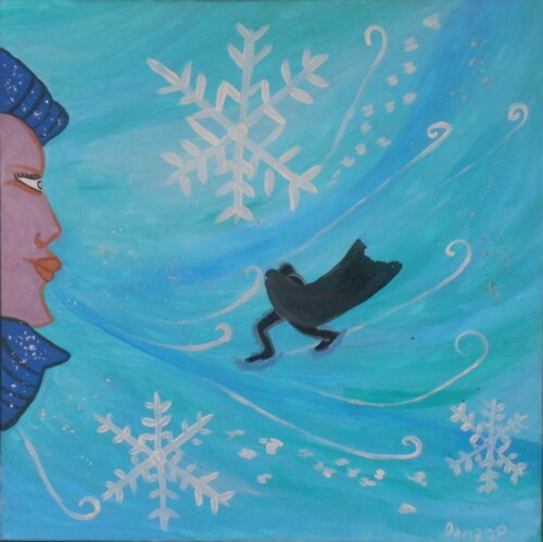 Snow me, fatally by Alexandra Albertsen, Painting for Sale on Select