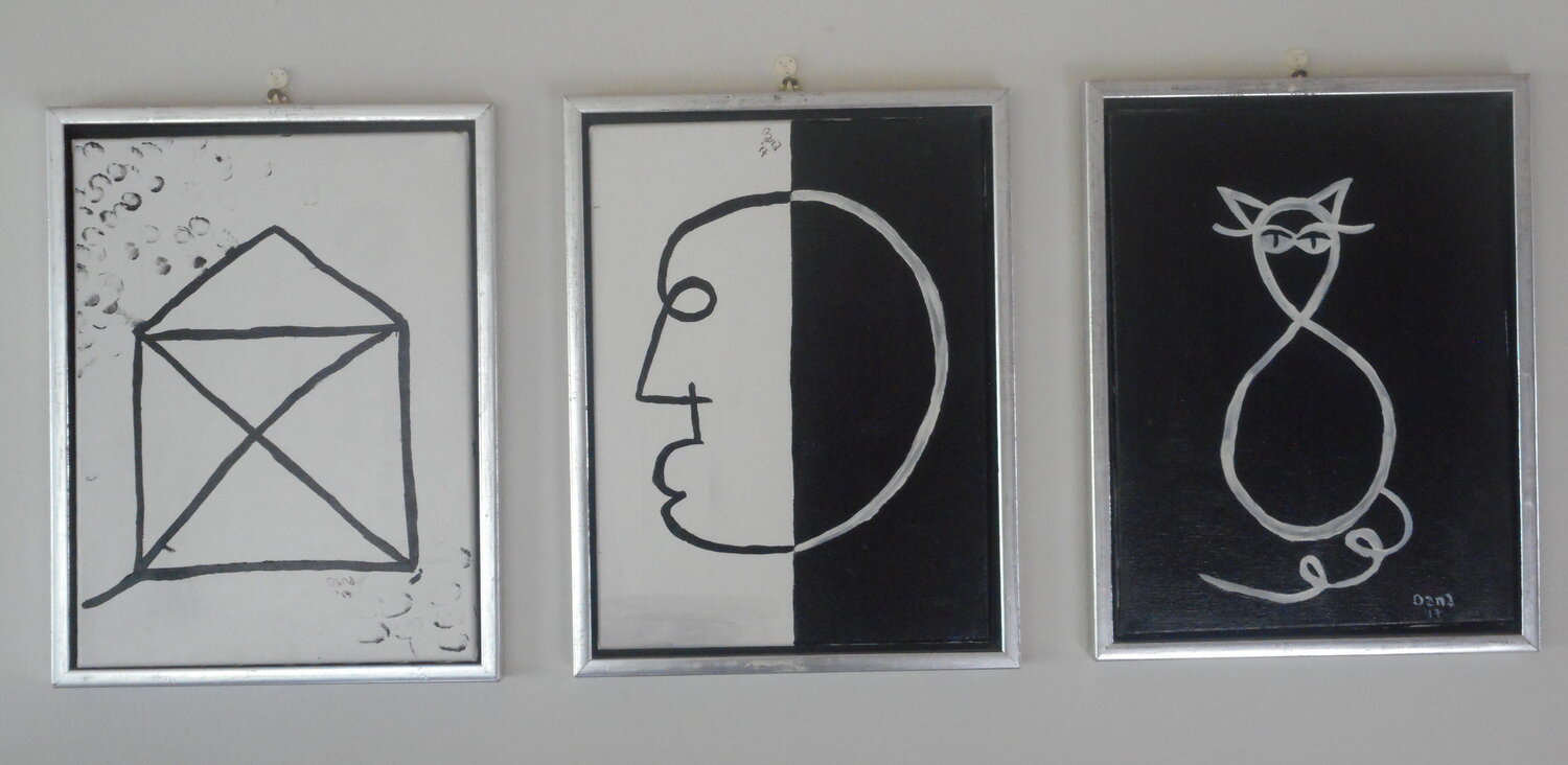 Evolutional paintings - Collection of 3 artworks Alexandra Albertsen Original painting for sale