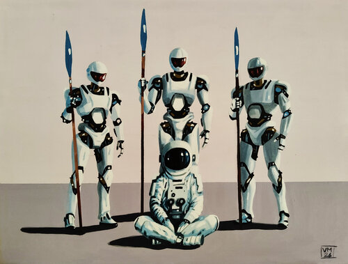 PROMPT 03: Compliance by 𝗩𝗶𝗻𝗰𝗲𝗻𝘇𝗼 𝗠𝗮𝗿𝗶𝗻𝗼, Painting for Sale on Select