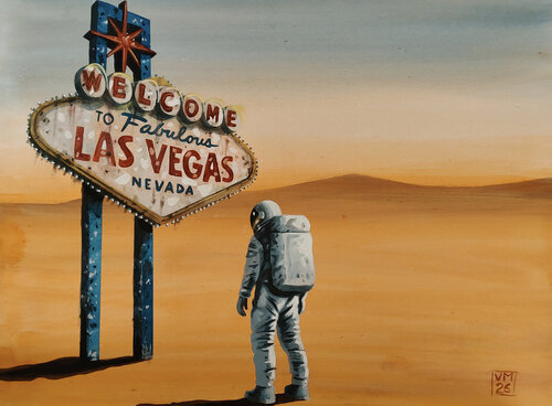 The Remains of Tomorrow by 𝗩𝗶𝗻𝗰𝗲𝗻𝘇𝗼 𝗠𝗮𝗿𝗶𝗻𝗼, Painting for Sale on Select