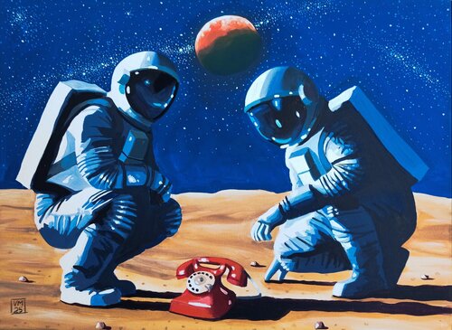 Missed Calling by 𝗩𝗶𝗻𝗰𝗲𝗻𝘇𝗼 𝗠𝗮𝗿𝗶𝗻𝗼, Painting for Sale on Select