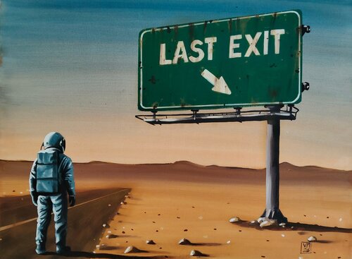 Last Exit by 𝗩𝗶𝗻𝗰𝗲𝗻𝘇𝗼 𝗠𝗮𝗿𝗶𝗻𝗼, Painting for Sale on Select