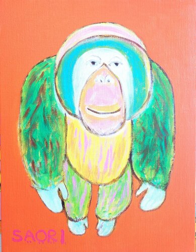 Orangutan by SAORI TRIBE, Painting for Sale on Select