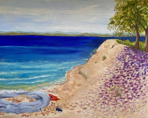 Spuren by Marij Vervaart, Painting for Sale on Select