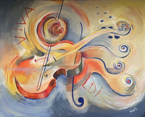 Viva Vivaldi by Marij Vervaart, Painting for Sale on Select