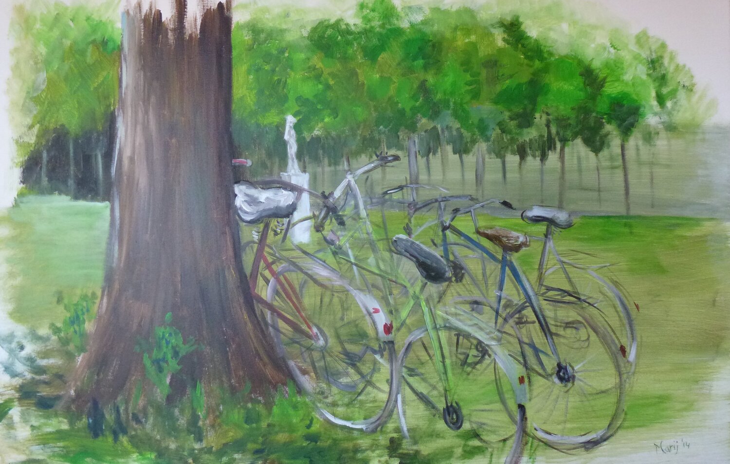 Rast Marij Vervaart Original painting for sale