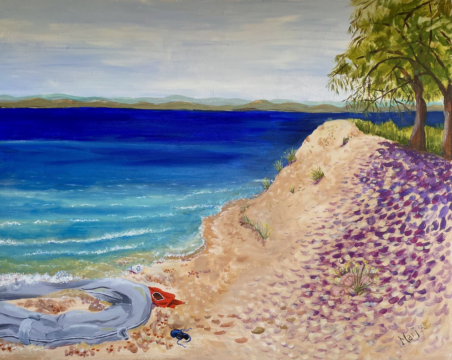 Spuren Marij Vervaart Original painting for sale