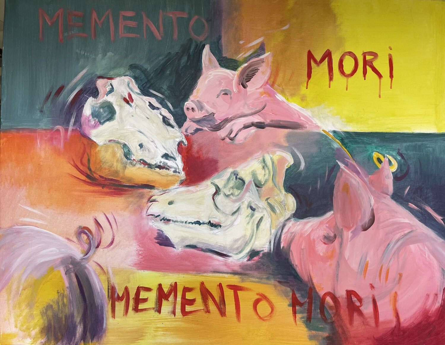 Memento mori Marij Vervaart Original painting for sale
