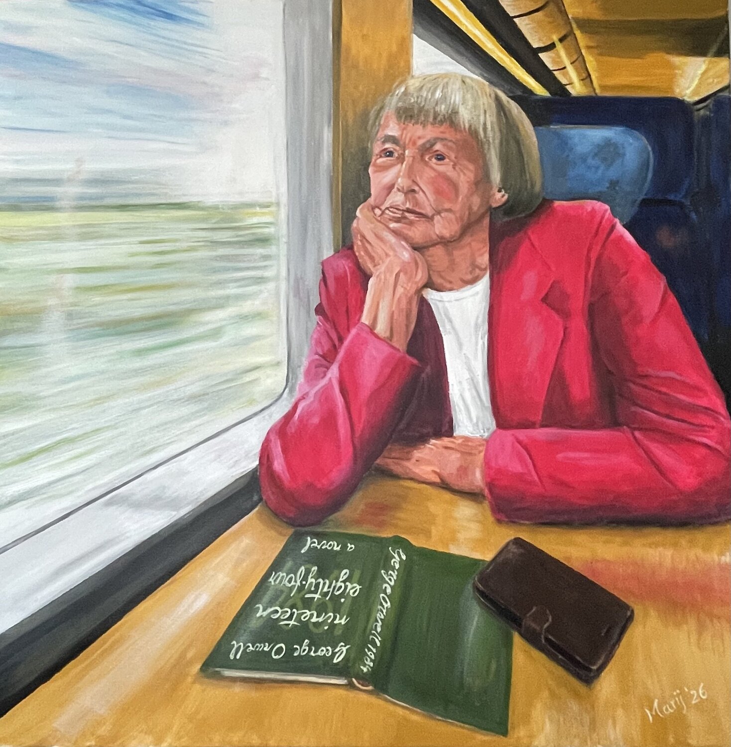 As time goes by (Maria) Marij Vervaart Originalgemälde zu verkaufen