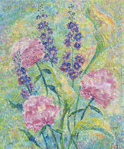 Shimmering light by Alexandra Ivanova, Painting for Sale on Select