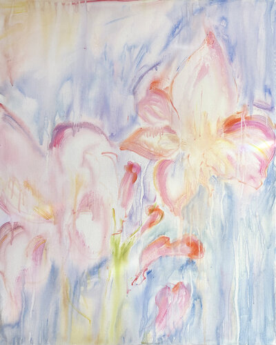 Illusion of Rain by Alexandra Ivanova, Painting for Sale on Select