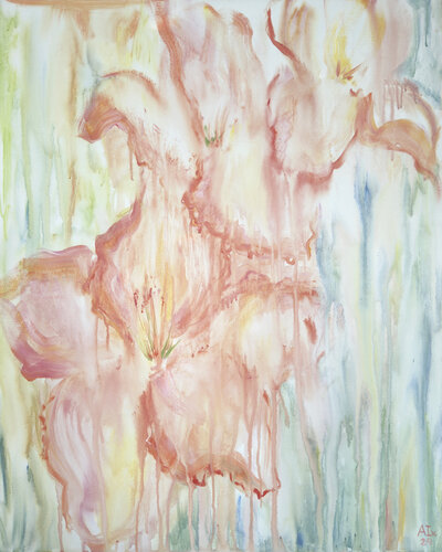 Ephemeral Flora. Gladiolus by Alexandra Ivanova, Painting for Sale on Select