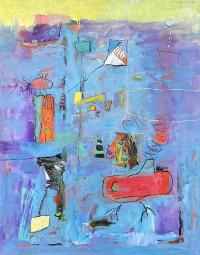 Underwater by Agustí Viladesau, Painting for Sale on Select