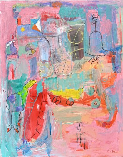 Thinking of you by Agustí Viladesau, Painting for Sale on Select