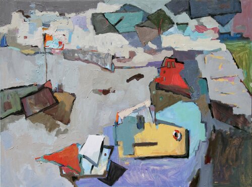 Calella de Palafrugell by Agustí Viladesau, Painting for Sale on Select