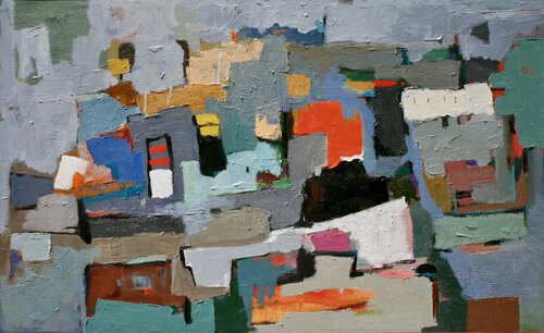 Penyíscola Castle by Agustí Viladesau, Painting for Sale on Select