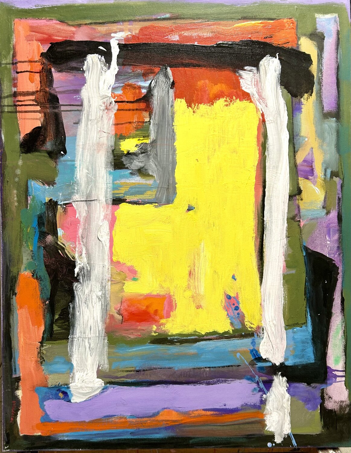Knocking on heaven’s door / Llamando a la puerta del cielo Agustí Viladesau Original painting for sale
