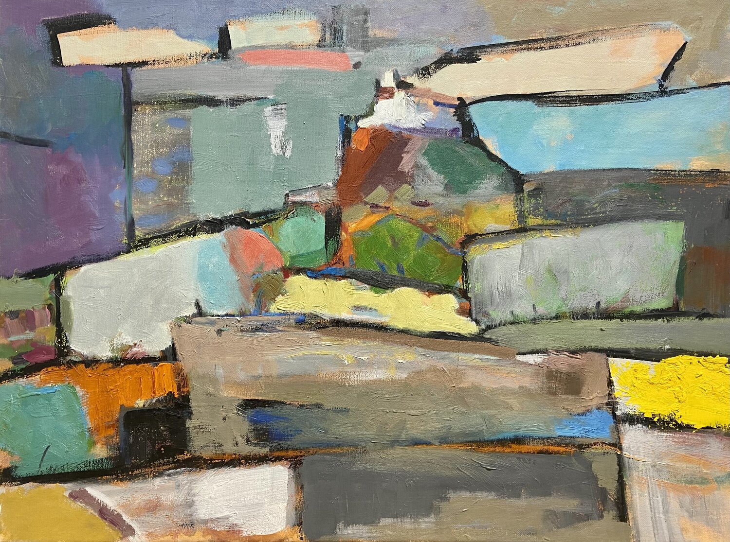 La Ermita que mira al mar Agustí Viladesau Original painting for sale