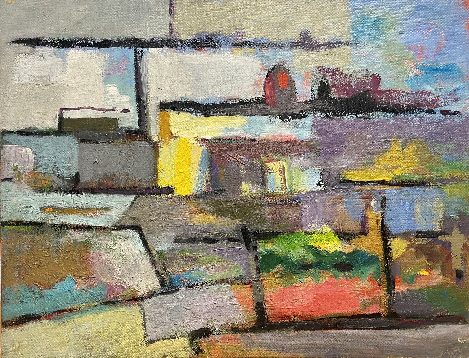 Puerto mediterráneo Nº 8 Agustí Viladesau Original painting for sale