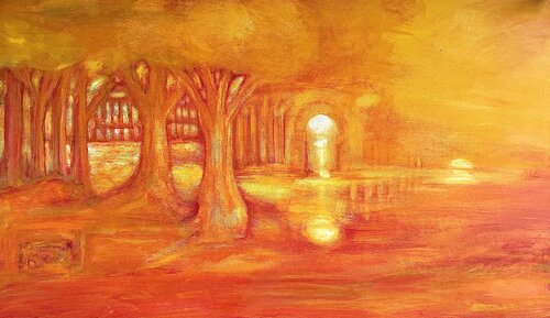 Portal To Asphodel Meadows by Marshall Goodhue Carbee, Painting for Sale on Select