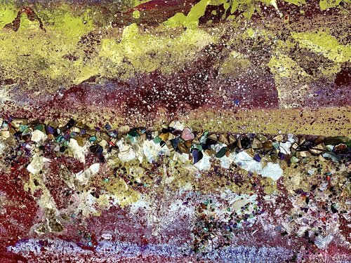 Gemstone Rings Of Saturn Beach XL-5 by Marshall Goodhue Carbee, Painting for Sale on Select