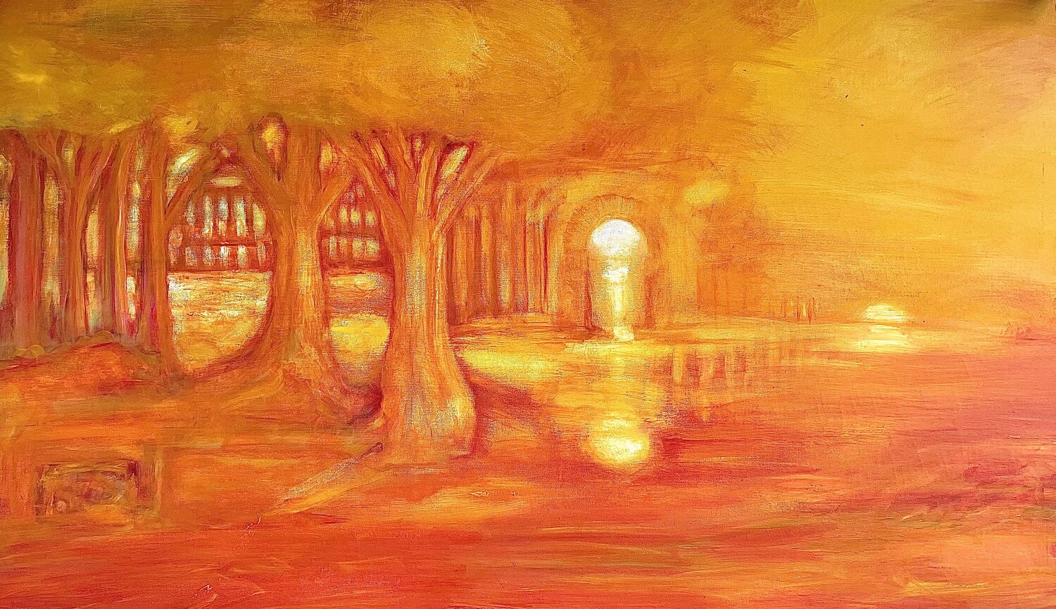 Portal To Asphodel Meadows Marshall Goodhue Carbee Original painting for sale