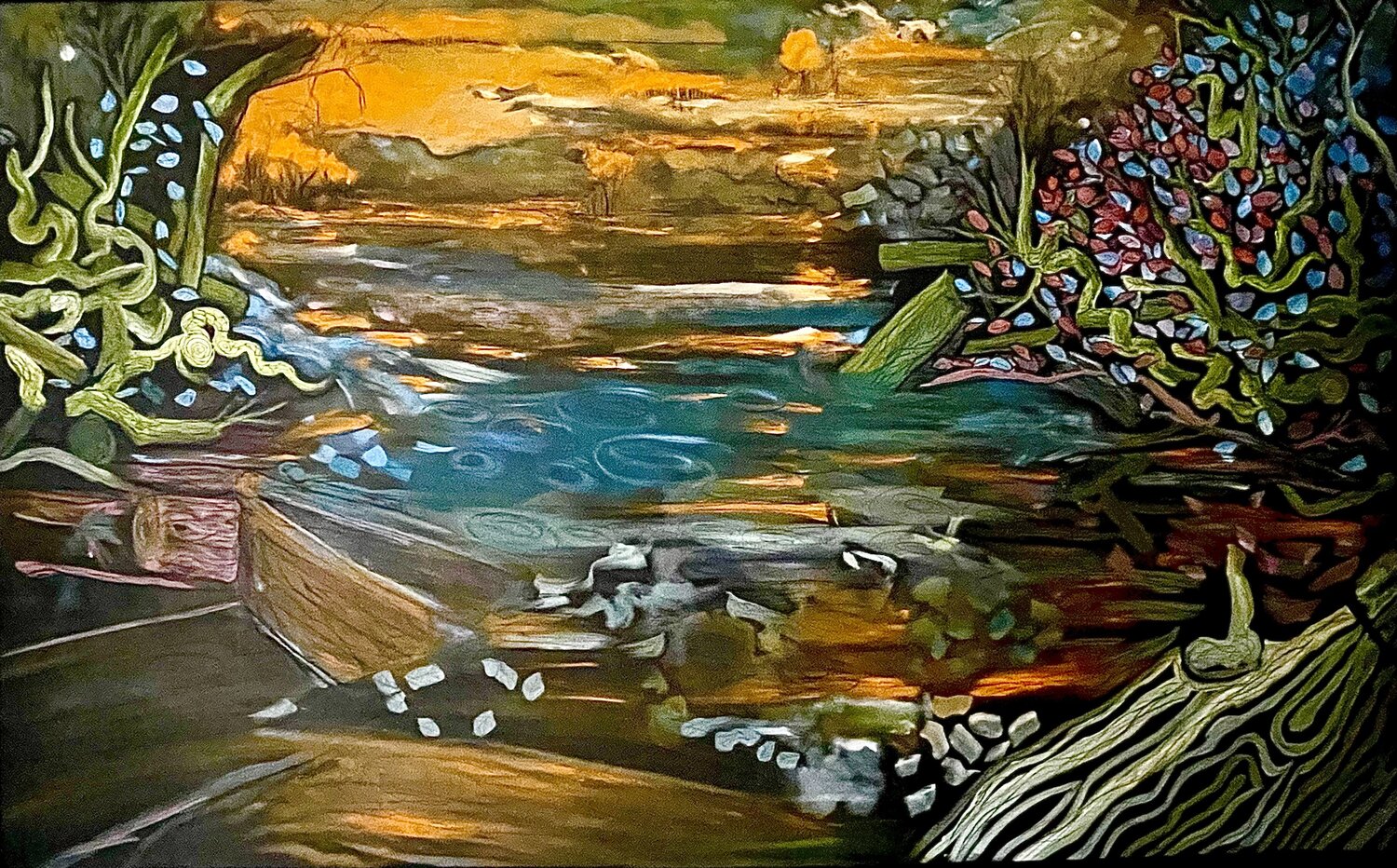 Rainworth Water Marshall Goodhue Carbee Original painting for sale