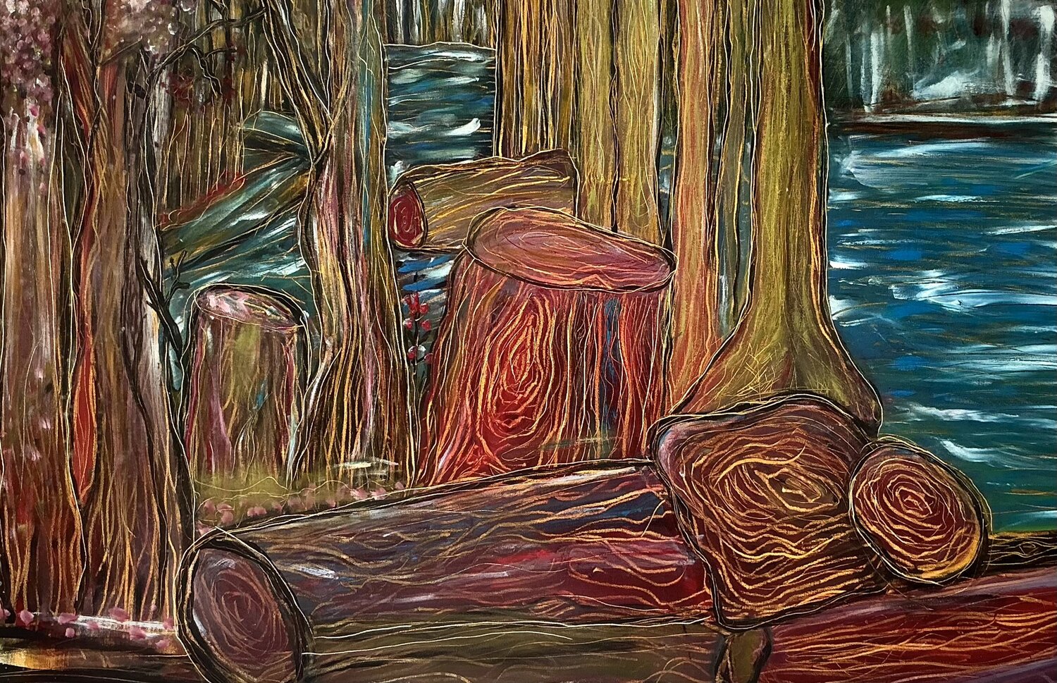 Rainworth Water Marshall Goodhue Carbee Original painting for sale