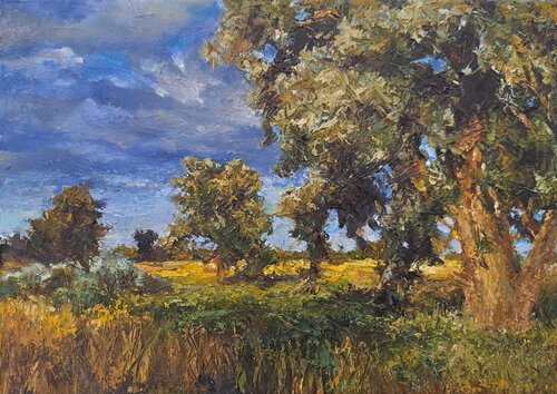 Willows by Oksana Vorontsova-Smolova, Painting for Sale on Select