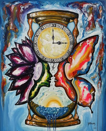 Encuentro by Valentin Paun, Painting for Sale on Select