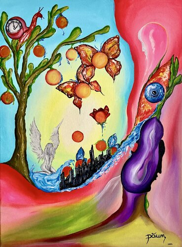 Almas eternas by Valentin Paun, Painting for Sale on Select