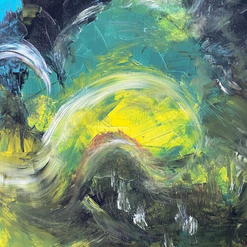 Nelle profondità degli abissi by Francesca Miceli Lilith, Painting for Sale on Select