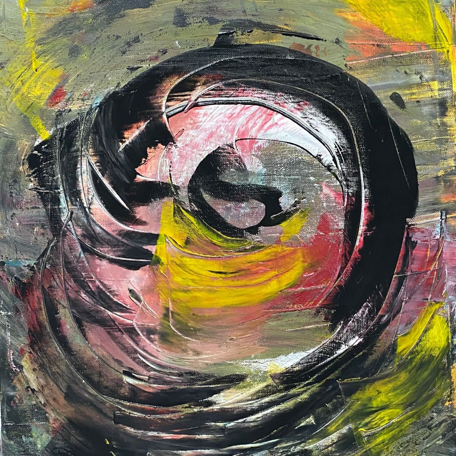Movimento in rosa Francesca Miceli Lilith Original painting for sale