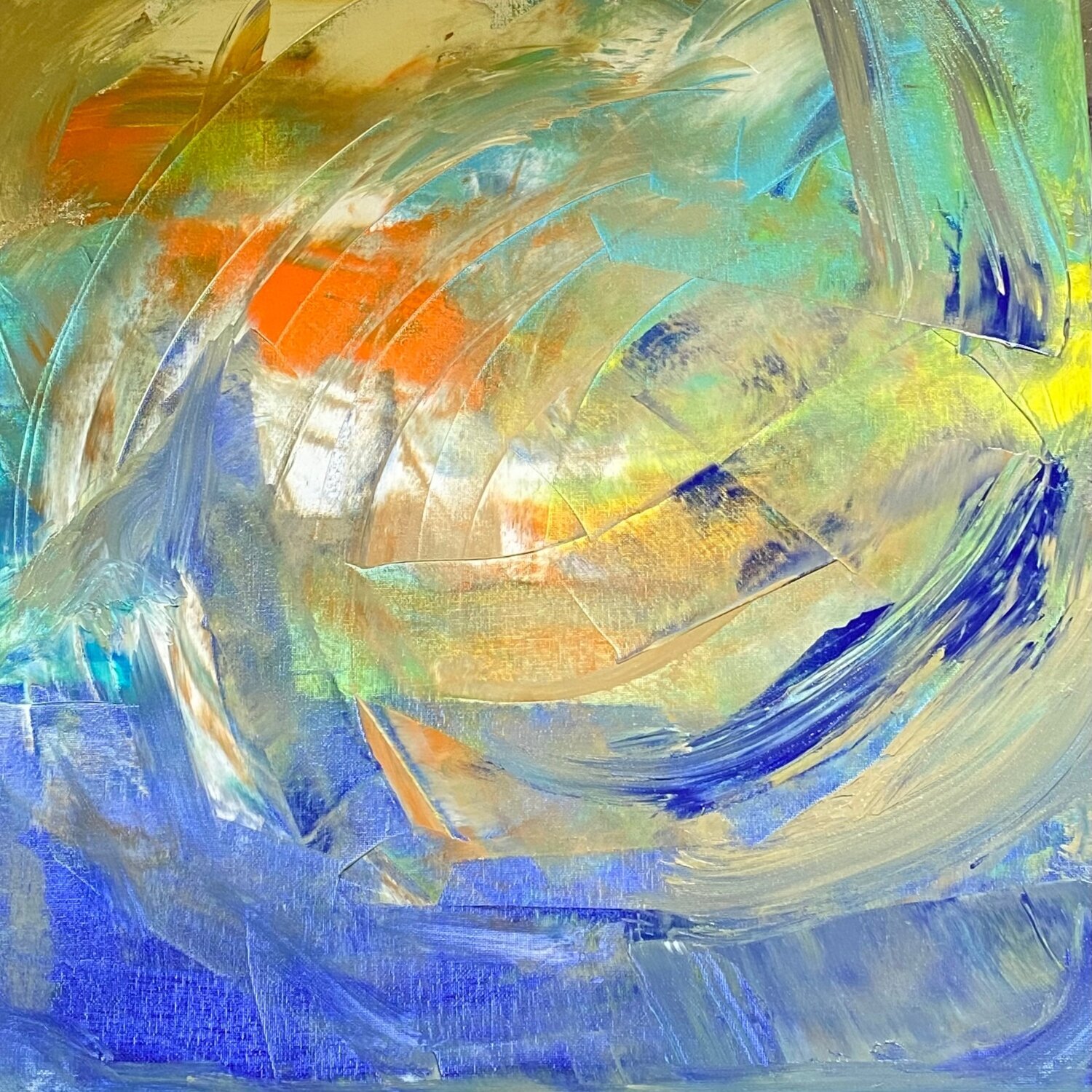 Ora del lago di Garda Francesca Miceli Lilith Original painting for sale