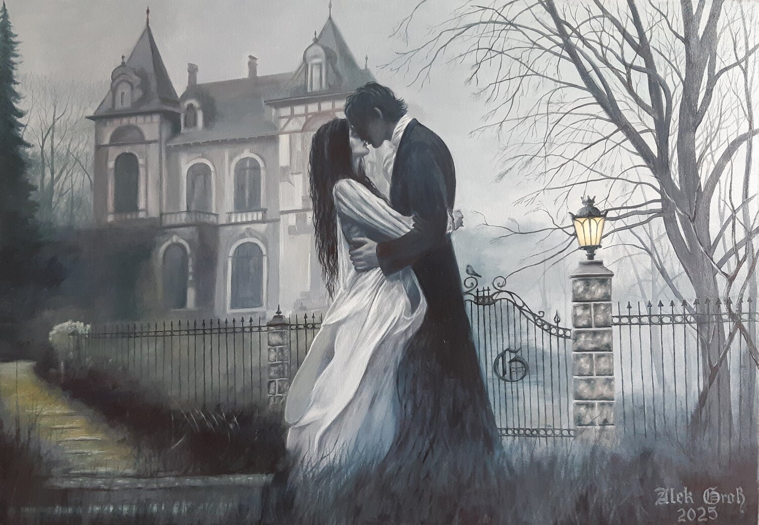 Was Liebe sein kann ("What Love Can Be") Oleh Dobroskokov Original painting for sale