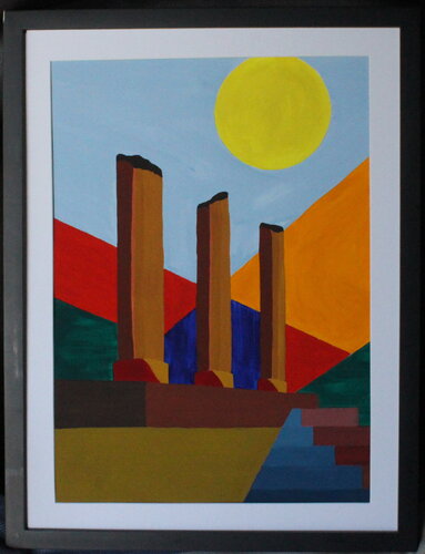 Persepolis by Nancy Nikberg, Painting for Sale on Select