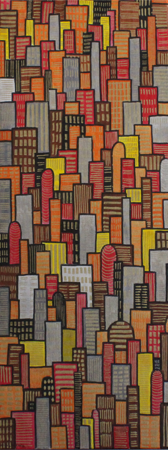 Sol City Nancy Nikberg Original painting for sale