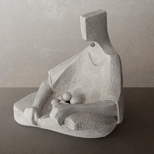 Orangenverkäuferin by Norbert Kaluza, Sculpture for Sale on Select