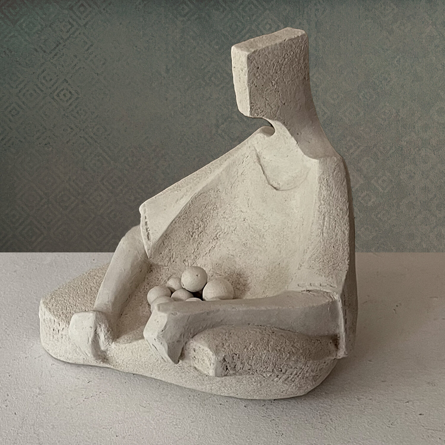 Orangenverkäuferin Norbert Kaluza Sculpture for sale