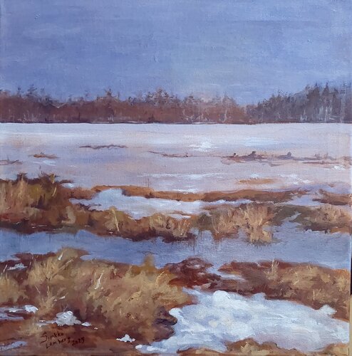 Sininen hetki by Sirkka Lamberg, Painting for Sale on Select
