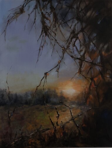 Oksien varjosta by Sirkka Lamberg, Painting for Sale on Select