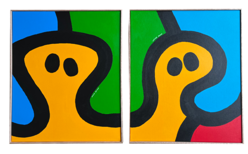 Upside down by Mies Haak, Painting for Sale on Select