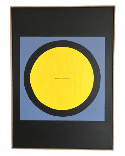 Pushing Happiness by Mies Haak, Painting for Sale on Select