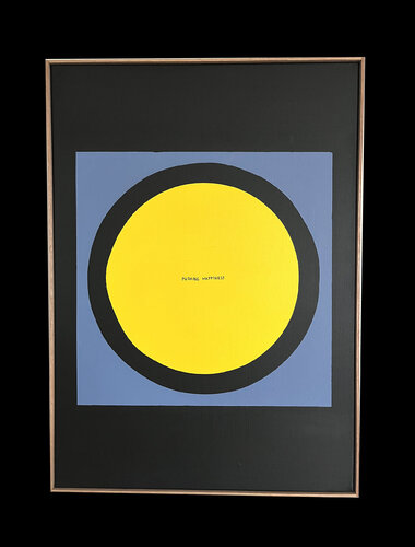 Pushing Happiness by Mies Haak, Painting for Sale on Select