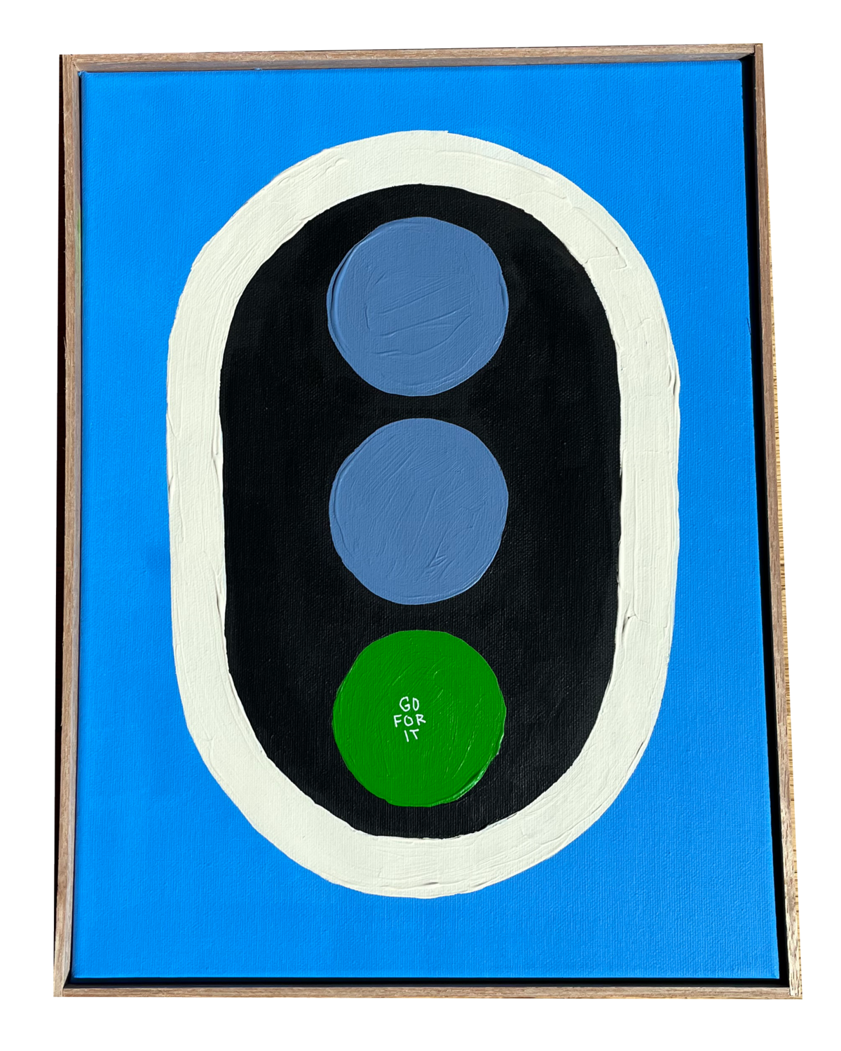 Go for it! Mies Haak Original painting for sale
