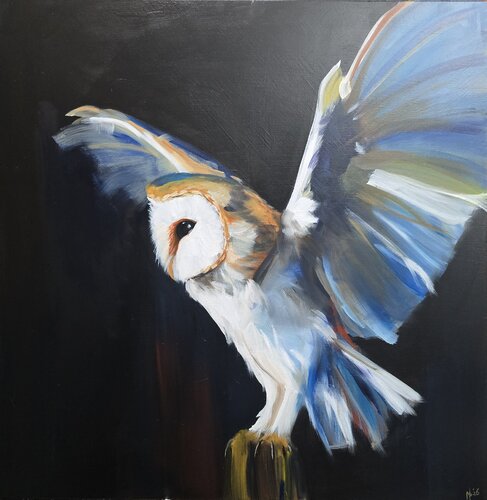 Silent Wings by Mark Dingemanse, Painting for Sale on Select