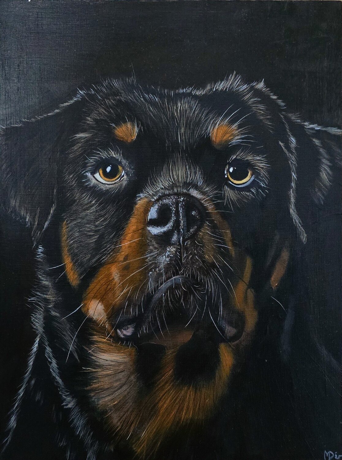 Porthos Mark Dingemanse Original painting for sale