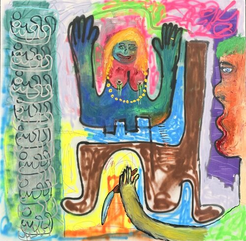 The Subconscious with Transcendence by Michal Ozana, Painting for Sale on Select