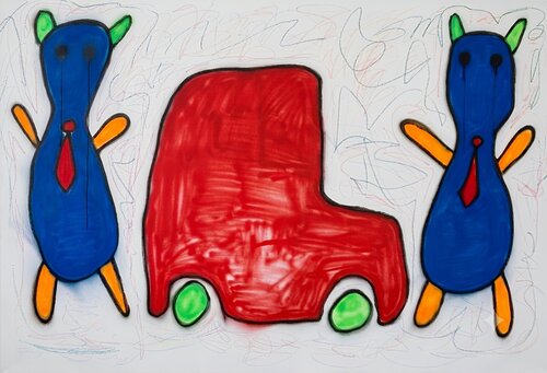 Adult Toys by Michal Ozana, Painting for Sale on Select