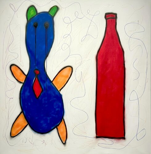 The Alcohol Game by Michal Ozana, Painting for Sale on Select
